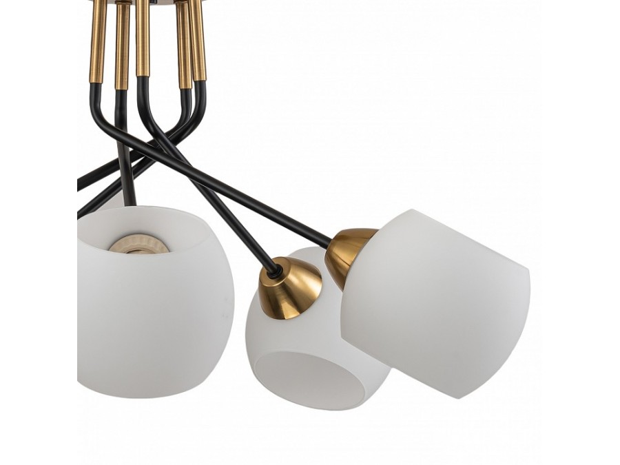 Люстра на штанге Escada Bond 2113/5P Copper/Black