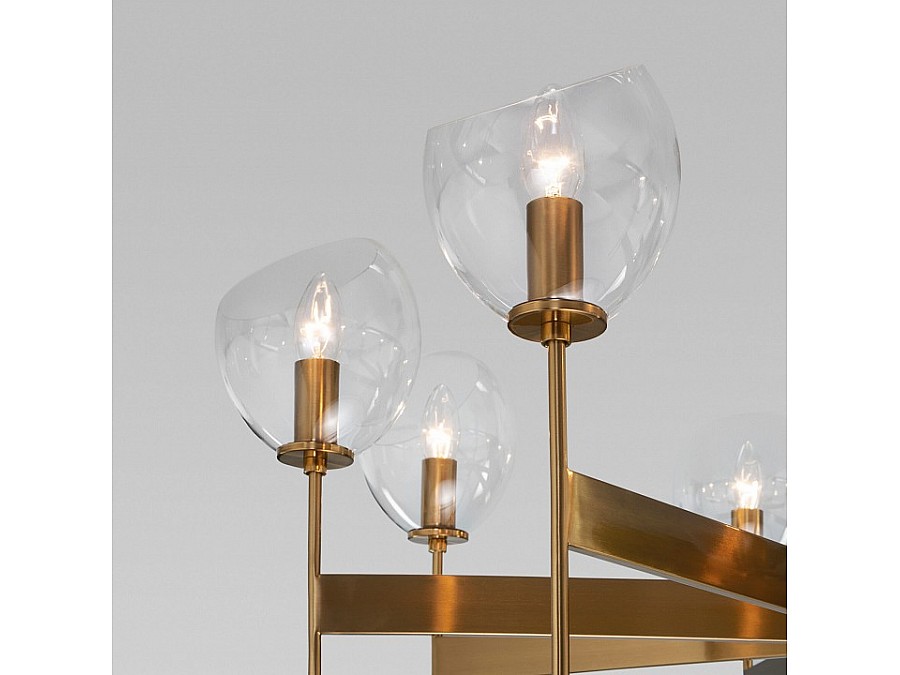 Люстра на штанге Eurosvet Arrista 60130/8 латунь Smart