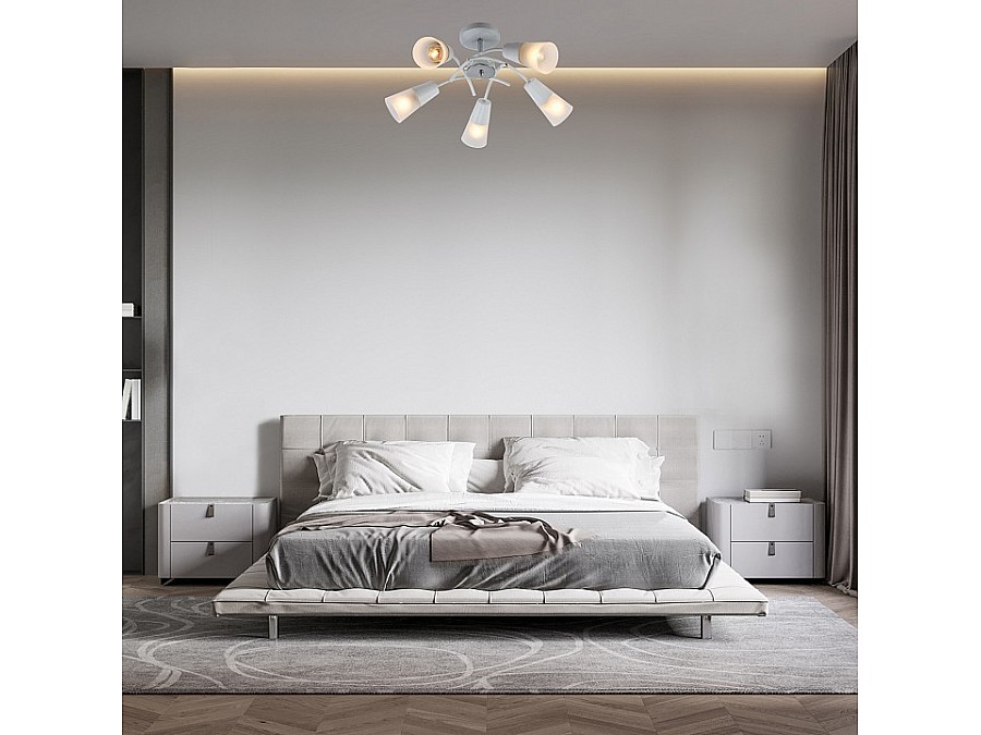 Люстра на штанге Escada Calla 1109/5P White