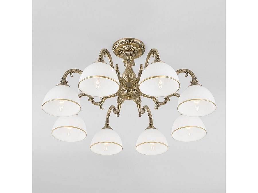 Люстра на штанге Eurosvet Caldera 60106/8 античная бронза