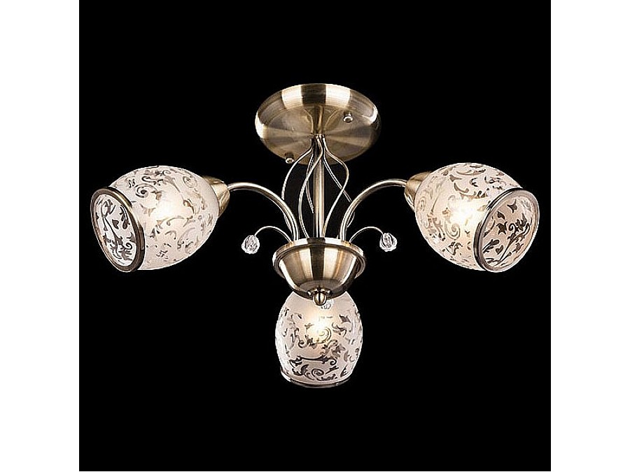 Люстра на штанге Eurosvet Gabriella 30026/3 античная бронза