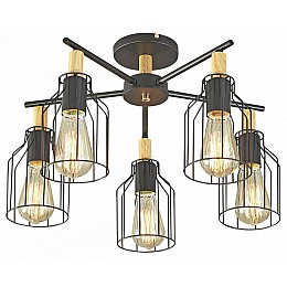 Люстра на штанге Escada Texas 469/5PL Black