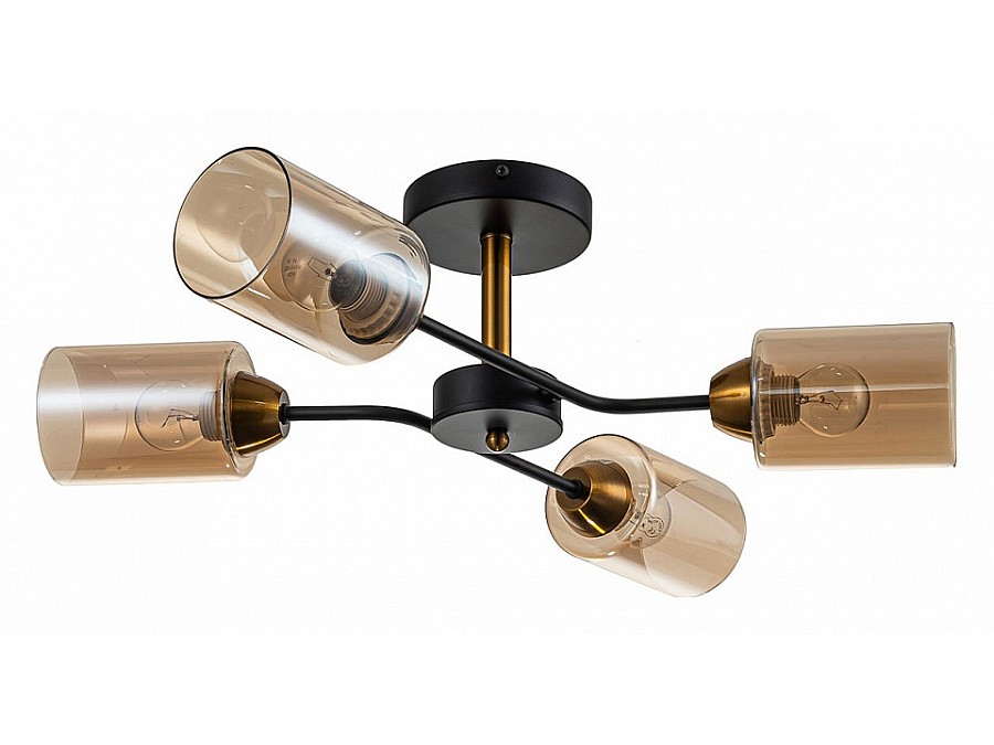 Люстра на штанге Escada Vertigo 1131/4P Black/Gold