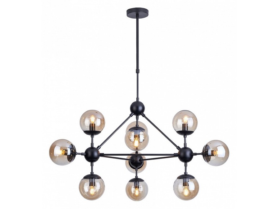 Люстра на штанге Arte Lamp Bolla A1664SP-10BK