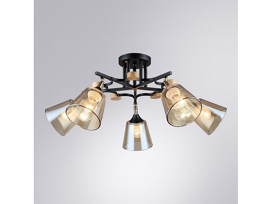 Люстра на штанге Arte Lamp Glassy A5078PL-5BK