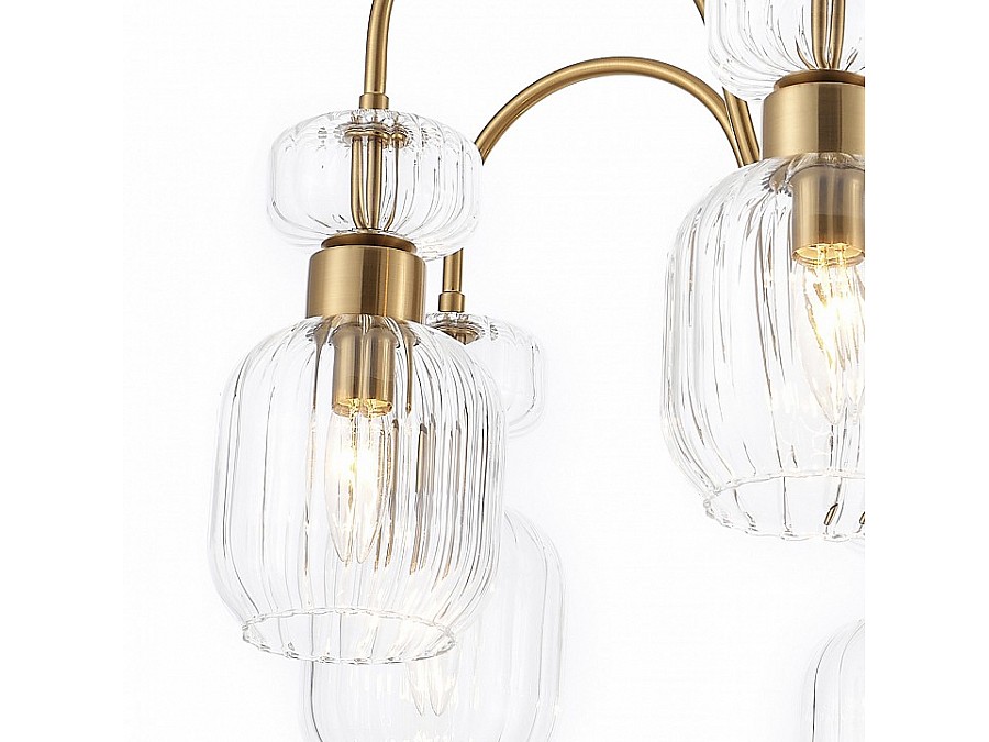 Люстра на штанге Escada Gloss 1141/8PL Clear