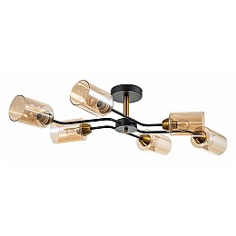 Люстра на штанге Escada Vertigo 1131/6P Black/Gold