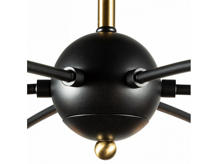 Люстра на штанге Arte Lamp Glasgow A1963PL-6BK