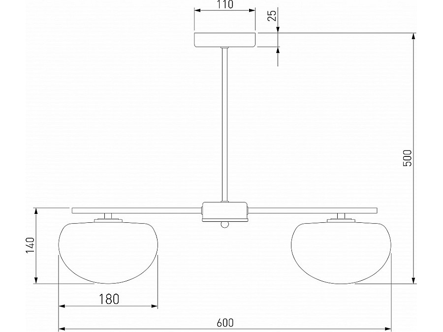Люстра на штанге Eurosvet Like 30190/3 латунь