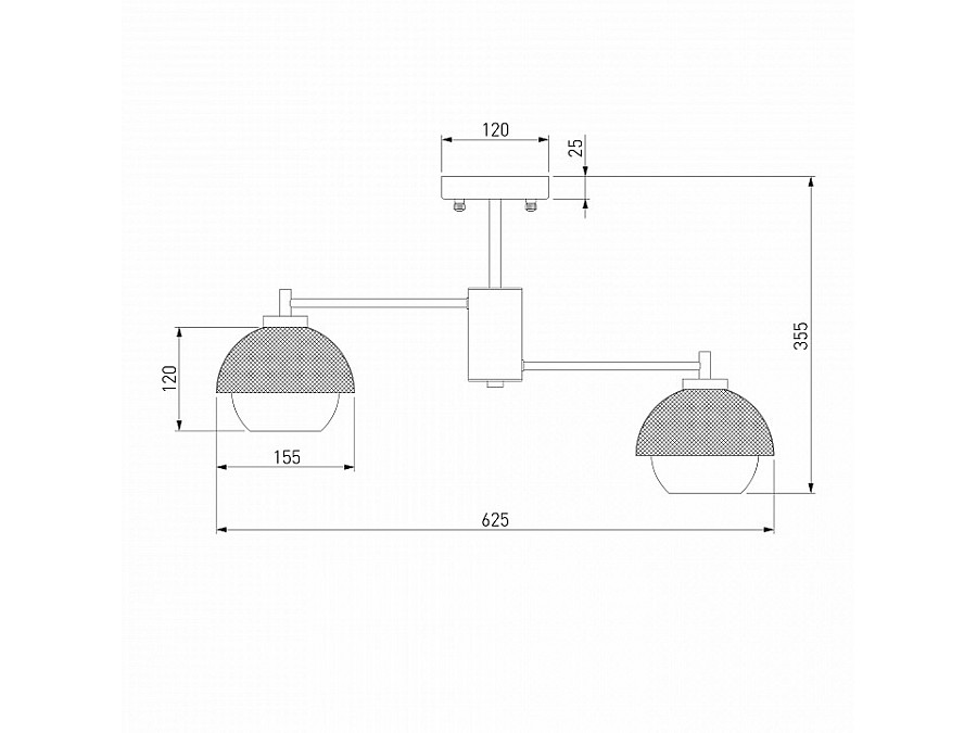Люстра на штанге Eurosvet Nocciola 70106/6 черный