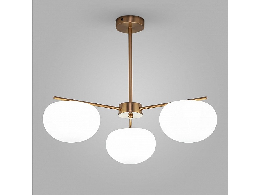 Люстра на штанге Eurosvet Like 30190/3 латунь