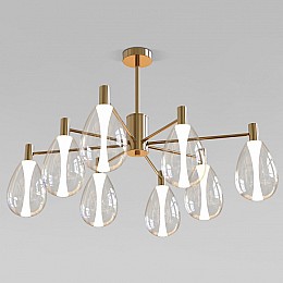 Люстра на штанге Eurosvet Magma 60175/8 латунь