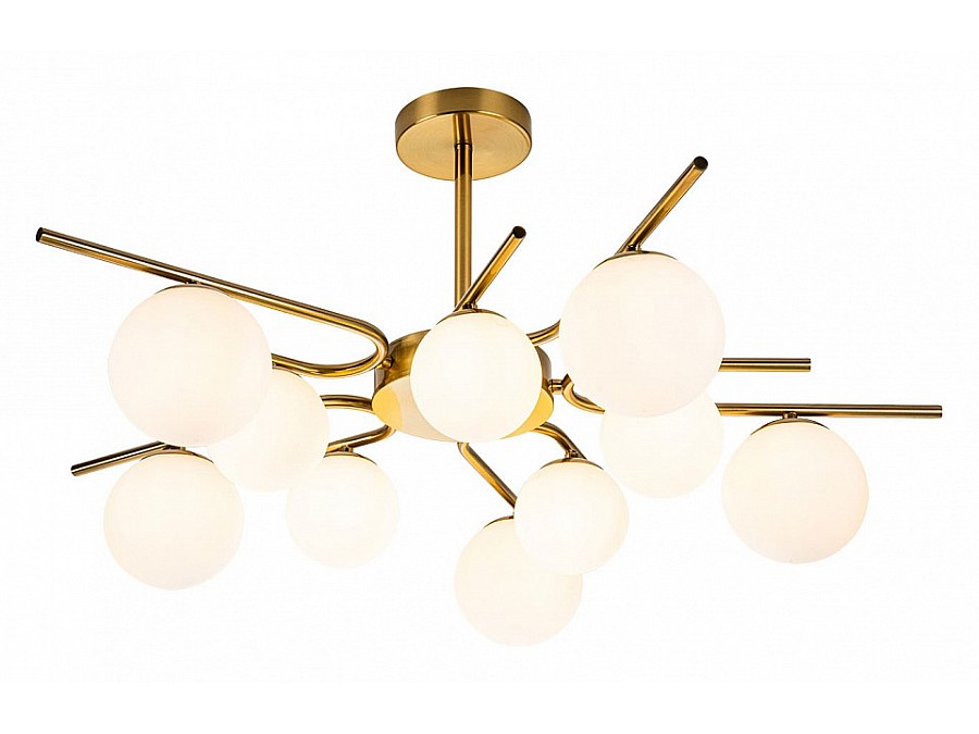 Люстра на штанге Escada Sphere 642/10P Brass