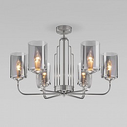 Люстра на штанге Eurosvet Defi 60138/6 сатин-никель