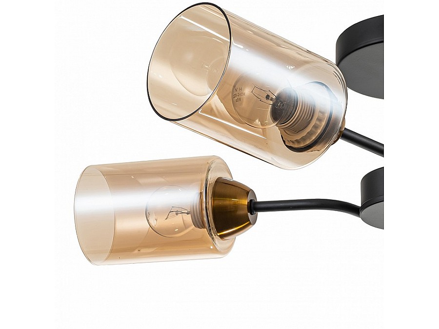 Люстра на штанге Escada Vertigo 1131/4P Black/Gold