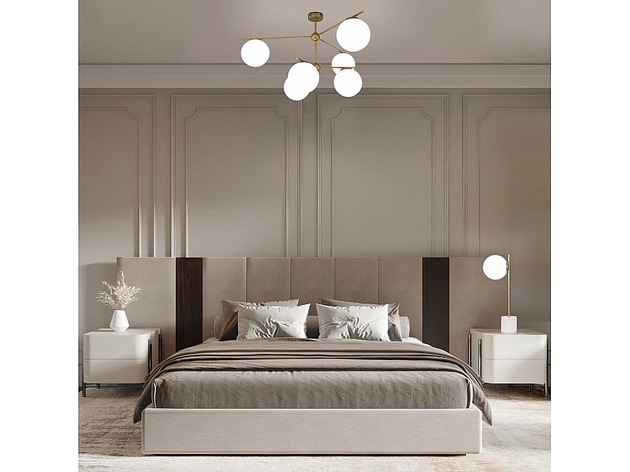 Люстра на штанге Eurosvet Marbella 60147/6 латунь