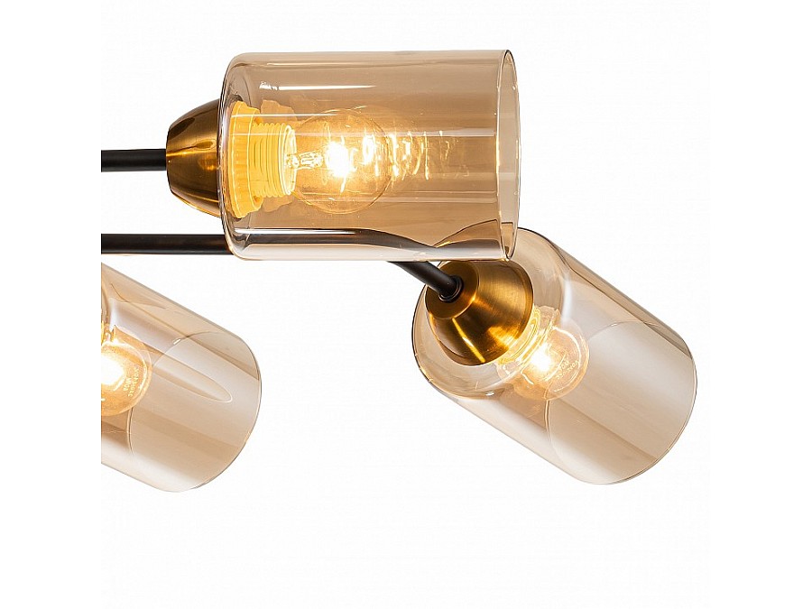 Люстра на штанге Escada Vertigo 1131/6P Black/Gold