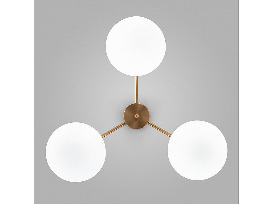 Люстра на штанге Eurosvet Like 30190/3 латунь