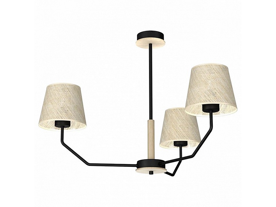 Люстра на штанге Imex MD.8375 MD.8375-3-P-BK