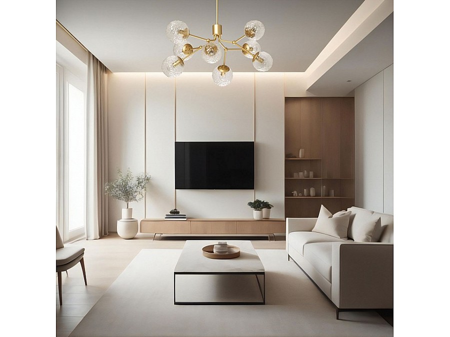 Люстра на штанге DeMarkt Гамбург 28 605018208