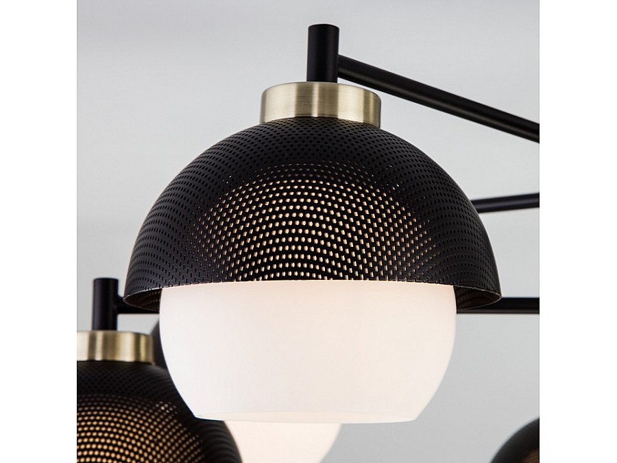 Люстра на штанге Eurosvet Nocciola 70106/8 черный