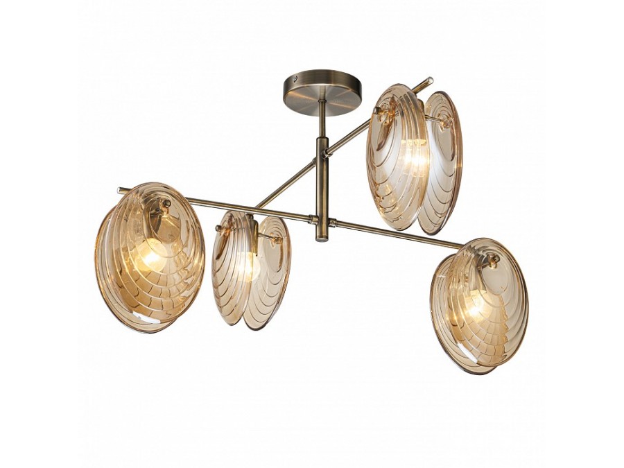 Люстра на штанге Escada  2123/4P Brass