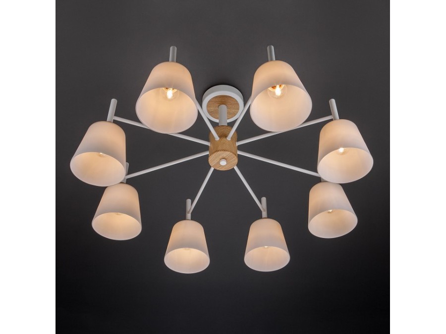 Люстра на штанге Eurosvet Fresco 70085/8 белый