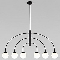 Люстра на штанге Eurosvet Cenacolo 30179/6 черный