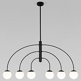 Люстра на штанге Eurosvet Cenacolo 30179/6 черный