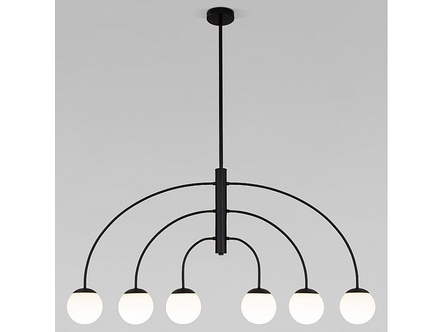 Люстра на штанге Eurosvet Cenacolo 30179/6 черный