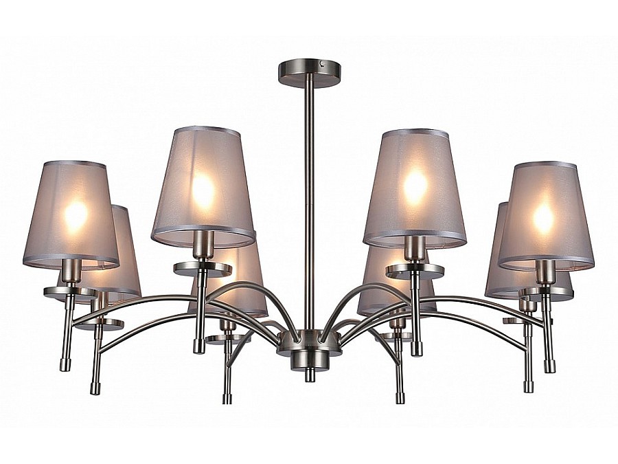 Люстра на штанге Escada Faith 694/8PL Nickel