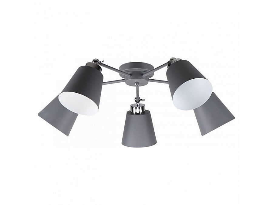 Люстра на штанге Imex MD.9103 MD.9103-5-S GR+CH