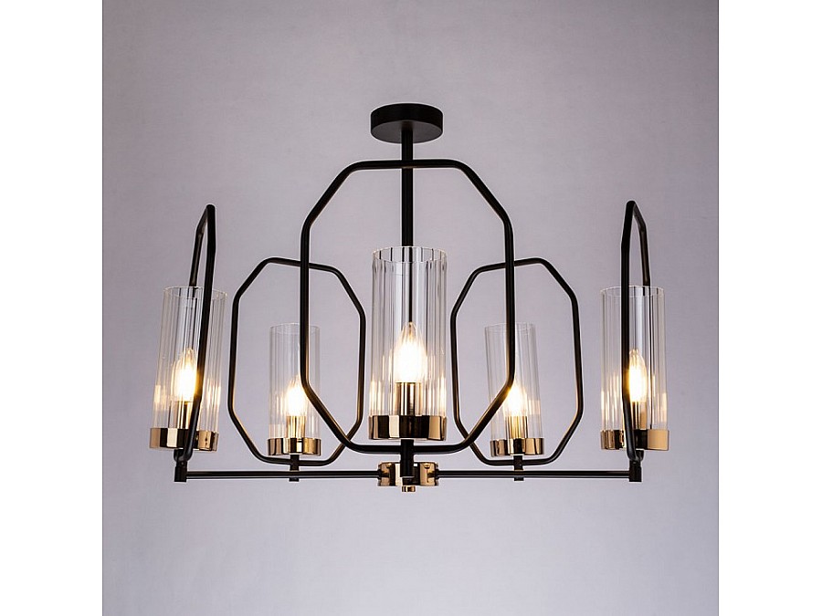 Люстра на штанге Arte Lamp Celaeno A7004PL-5BK