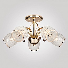 Люстра на штанге Eurosvet Gabriella 30026/5 золото