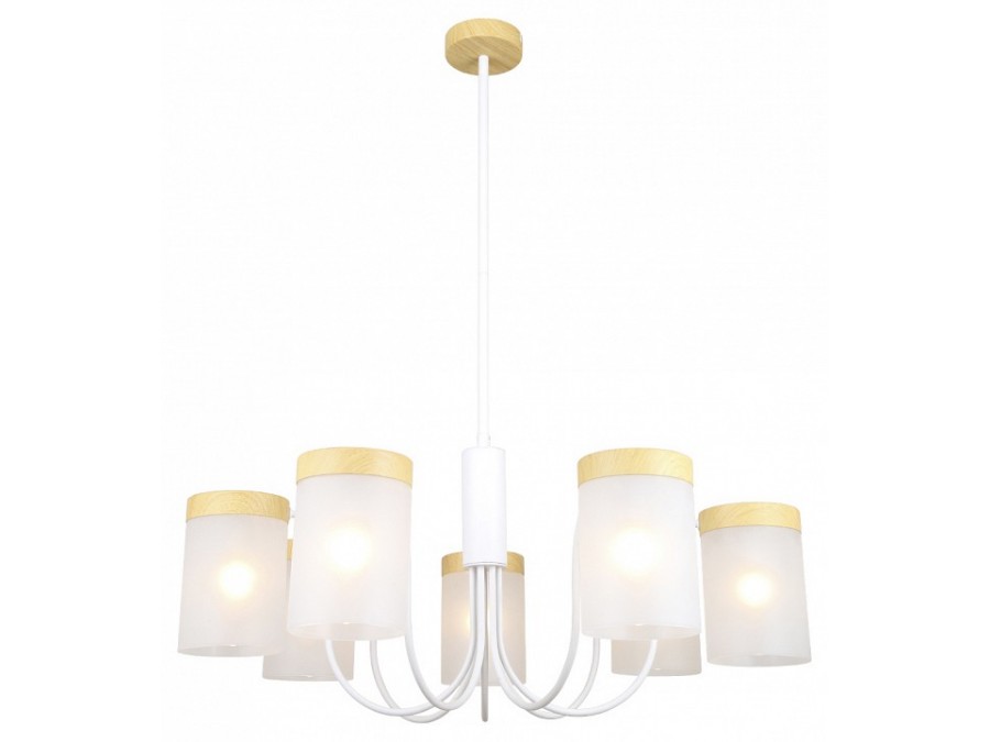 Люстра на штанге Escada Harmony 1172/7P White