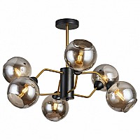 Люстра на штанге Imex MD.9083 MD.9083-6-S-BK+COP