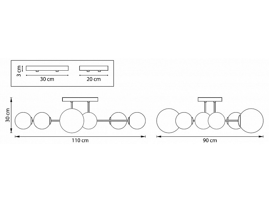 Люстра на штанге Lightstar Croco 815380
