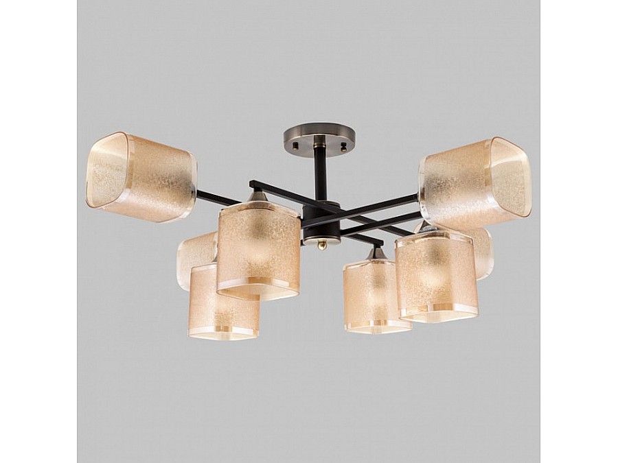 Люстра на штанге Imex MD.4212 MD.4212-8-S-BK+AB