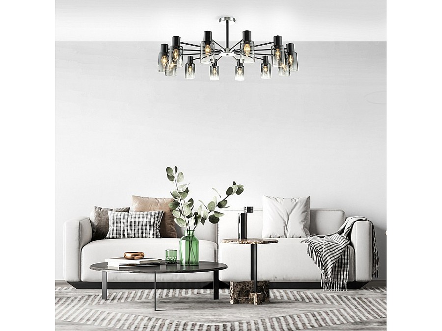 Люстра на штанге Escada Diversity 2120/12P Black