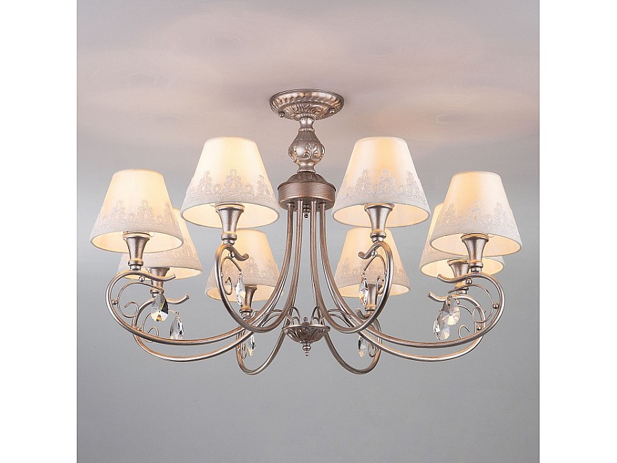Люстра на штанге Eurosvet Incanto 60069/8 серебро