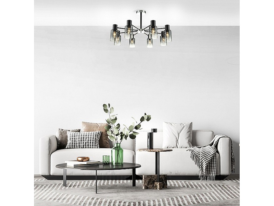 Люстра на штанге Escada Diversity 2120/8P Black