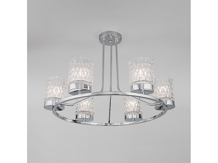 Люстра на штанге Eurosvet Calle 60127/6 хром
