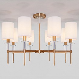 Люстра на штанге Eurosvet Brielle 60132/8 латунь