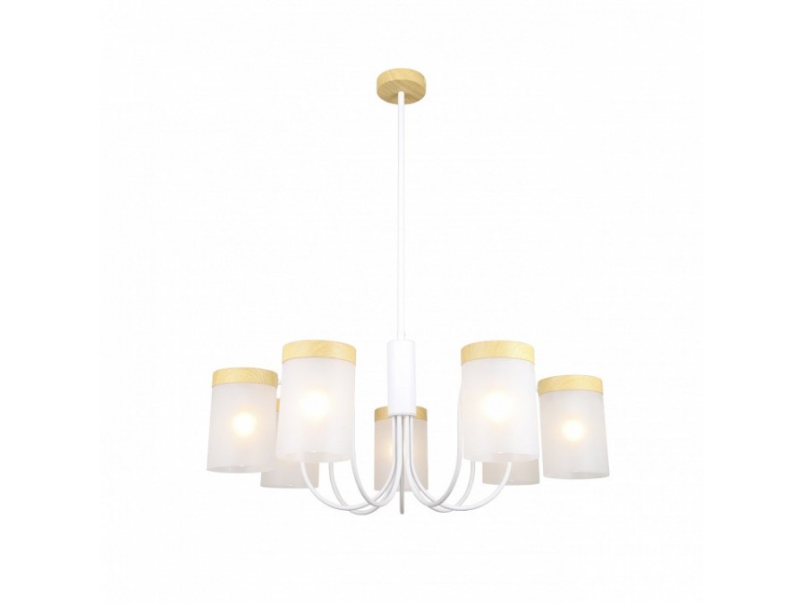 Люстра на штанге Escada Harmony 1172/7P White