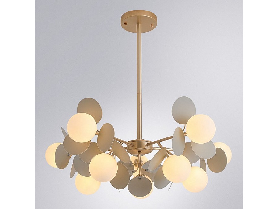 Люстра на штанге Arte Lamp Peacock A1369SP-10GY