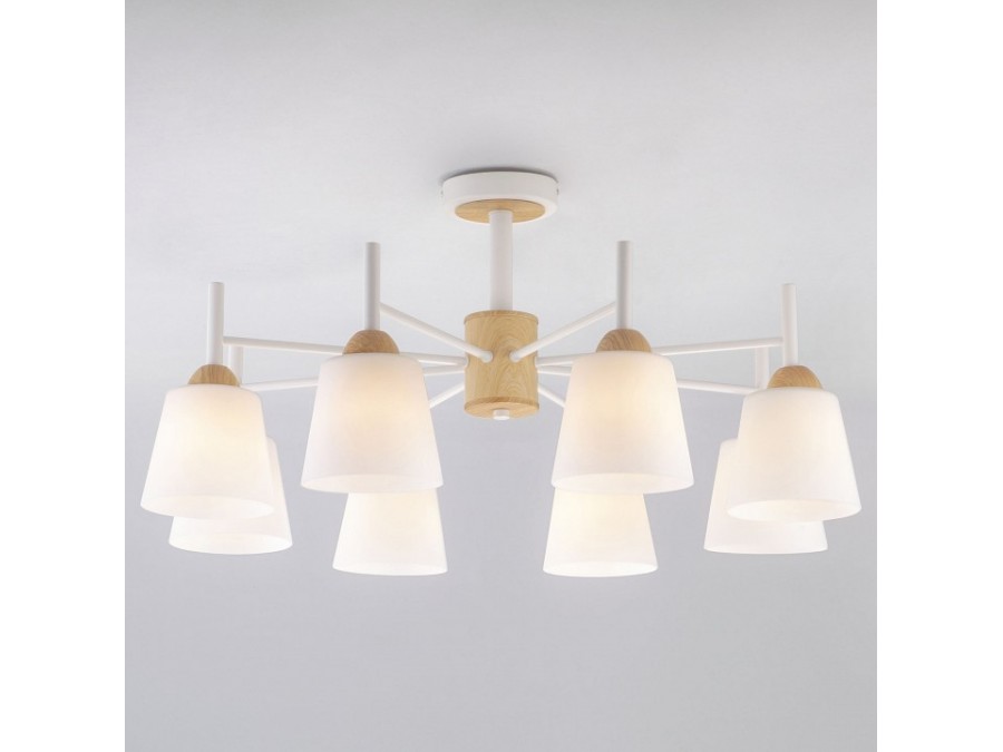 Люстра на штанге Eurosvet Fresco 70085/8 белый