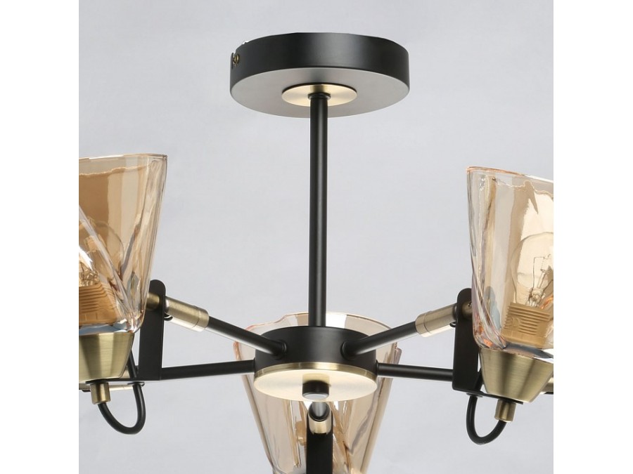 Люстра на штанге DeMarkt Гамбург 25 605016805