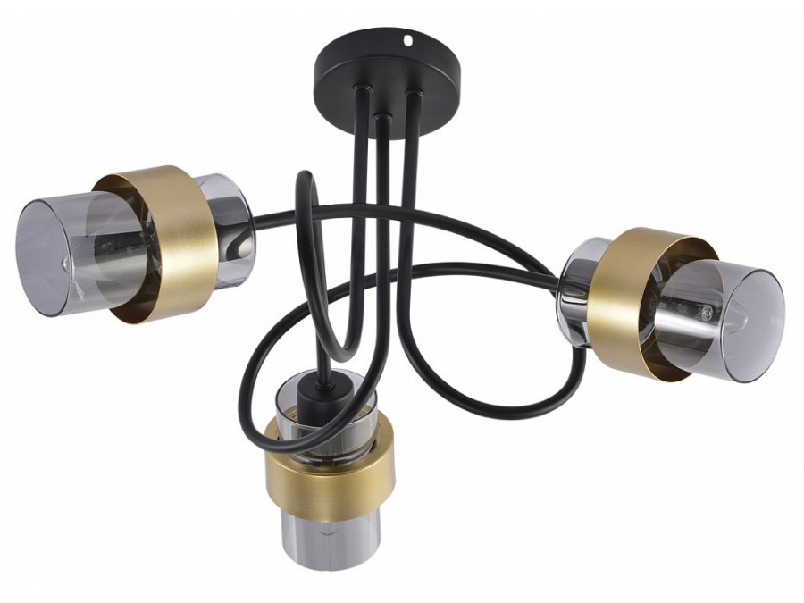 Люстра на штанге Escada  1139/3P Black/Gold