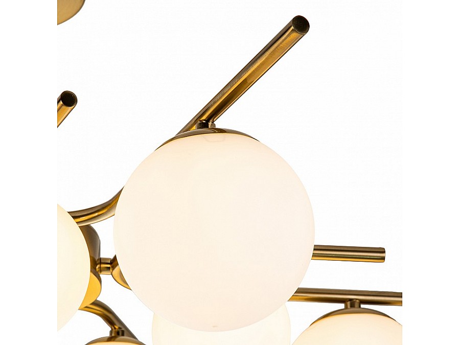Люстра на штанге Escada Sphere 642/10P Brass
