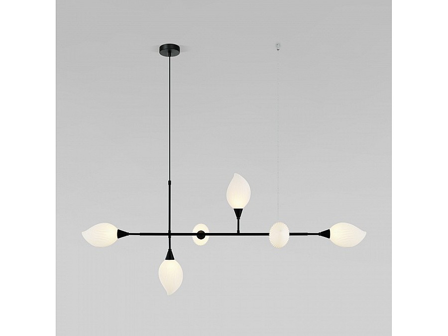 Люстра на штанге Eurosvet Sinki 30188/6 черный